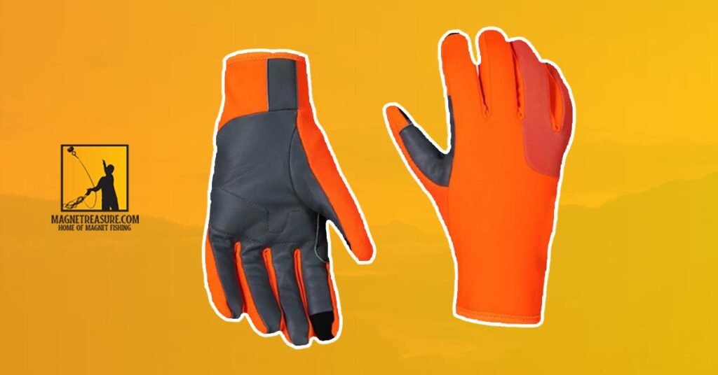 Gloves for magnet fishing